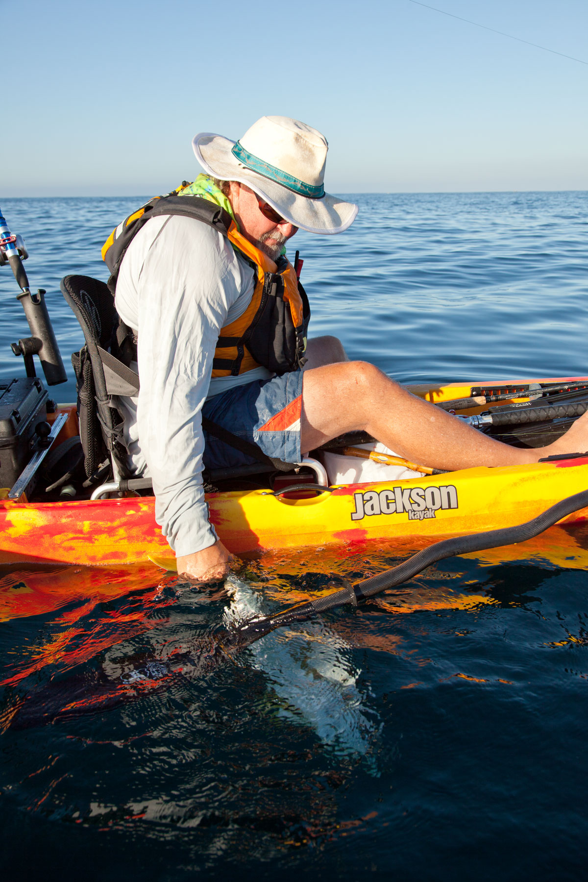 With your kayak set up for live bait, you will get more big fish.